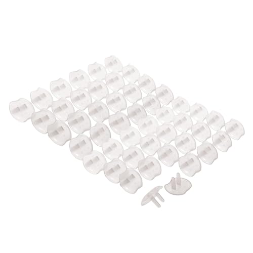 Image of Dreambaby Plastic Baby Safety Outlet Plug Covers - 48 Pack - Outlet Covers Baby Proofing