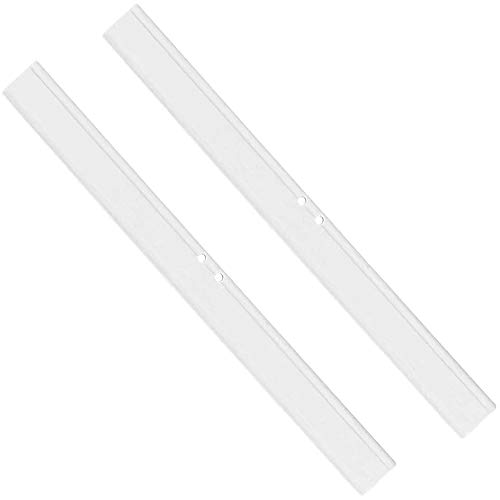 Image of 2PCS Replacement Silicon Rubber Squeegee Blade, 14 Inch (White)