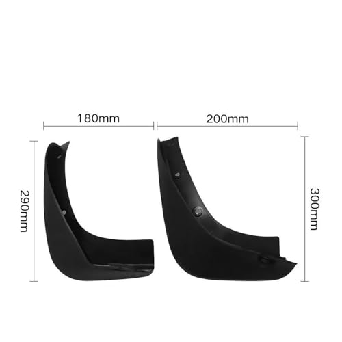 Garde-boue Nissan Versa Note E11 bavettes auto kit complet 2004-2012 - 3