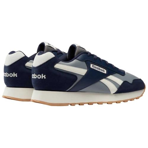 Reebok Reebok Kids Glide Runners, Grey 3 Chalk Vector Navy, 7.5 us