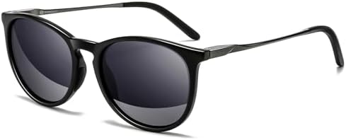SUNGAIT Original Design Trendy Sunglasses Polarized Vintage Round Classic Retro Style for Women and Men