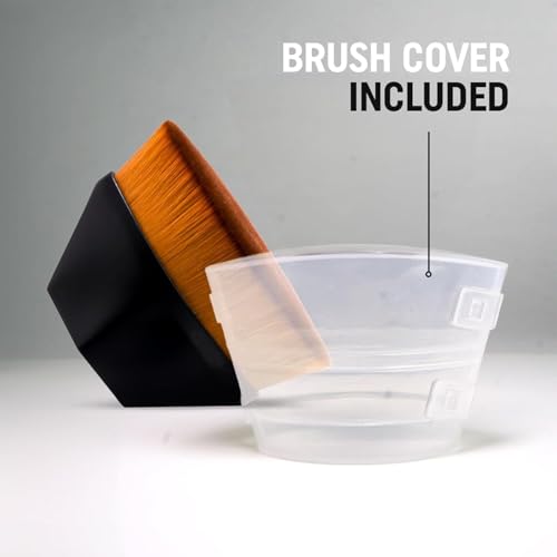 Image of SUNISA Soft Sponge with Makeup Brush For Liquid Foundation, Creams, and Powders, Latex Free Wet and Dry Makeup (1 Brush+ 4 Big + 3 Mini-7 Pcs set) With Plastic Jar (Sponge Jar with Mackup Brush)