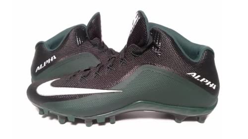Nike Alpha Pro 2 3 4 TD Black-Green 729444-022 Men s Football Cleats 14 US