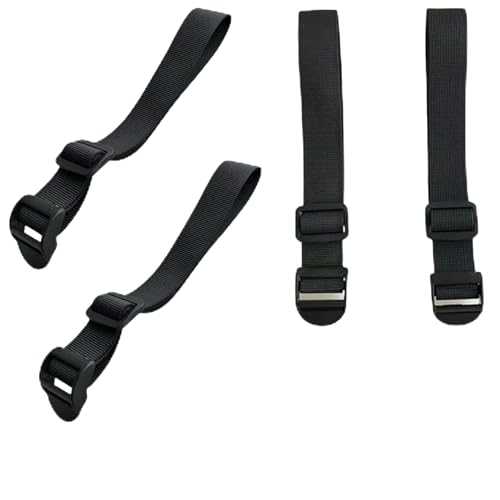 OIOLIOE 4 Pack Backpack Strap Extender, Adjustable Nylon Extension Connector