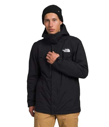 The North Face Men's Freedom Insulated Jacket | Waterproof Winter Coat, Ski & Snowboard Features, Synthetic Insulation, TNF Black-NPF, Large