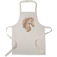 Azeeda 'Wooden Horse Bust' Kid