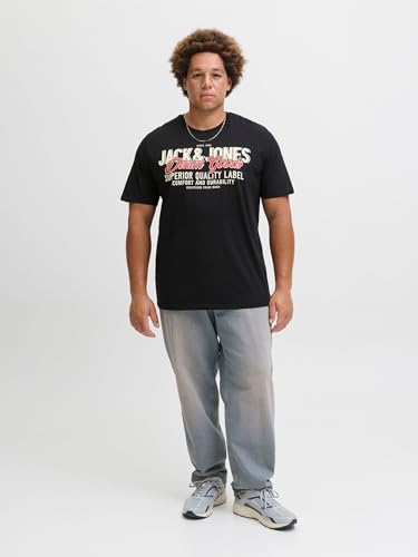 JACK & JONES Male T-Shirt Plus Size Logo T-Shirt – Ansicht 4