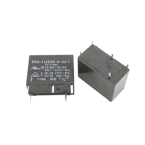 Relais 5 broches PCH-112D2H 12V DC 5A pour circuit imprimé x10