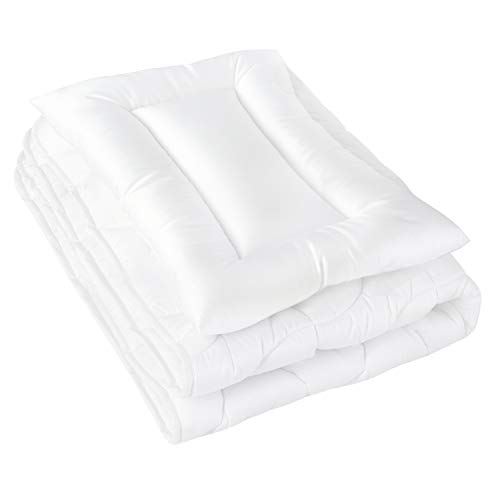 Couette enfant bambou Joyfill J460-5006-00 blanc 80x80cm