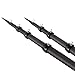 Tigress XD 3K Carbon Fiber Telescoping Outrigger Poles - 2139; - Matte Black/Black - Pair