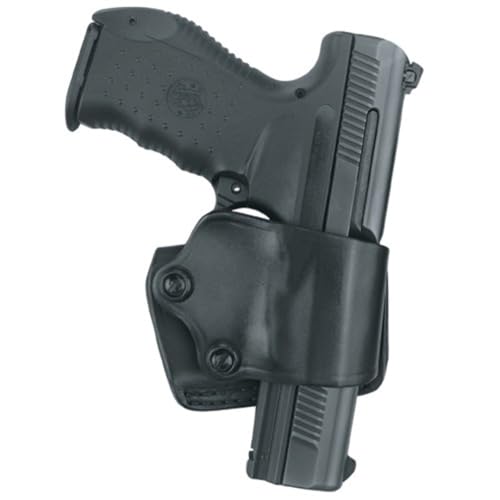 Gould & Goodrich B801-G20LH Gold Line Yaqui Slide Holster - Left Hand (Black) Fits GLOCK 20, 21, 29, 30, 37, 39; HK USP & USP Compact (all) P2000, P3000; RUGER KP94, P94, KP94D, KP944, KP944D, KP94DAO, KP944DAO, KP97D, KP97DAO, KP89, KP89D, P85, P89, P89D, KP89DAO, KP90, KP90D, P90, P90D, KP91D, P91D, KP91DAO, P91DAO; SIG 220 w/rail, 226, 226 w/rail, 226 w/rail DAK, 228, 229, 229 w/rail 229 w/rail DAK, 245, 250 COMPACT 9MM, 40, .357; SW M&P 9MM, .40, .357, .45