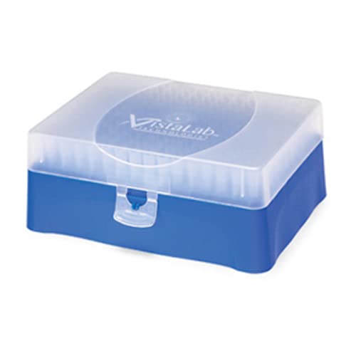 VistaLab 4060-1002 VistaRak Micro Pipette Tip, 25 microliter Volume (Pack of 5 Racks, 192 Tips per Rack)
