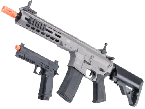 Evike - 6mmProShop Barrett Licensed REC7 Spring Powered Airsoft Rifle Set