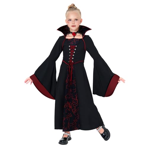 costumi halloween bambina vampiro