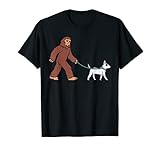bigfoot bull terrier cane maglietta