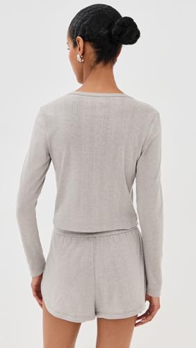 LE BOP Women's Audrey Pointelle Cardigan3