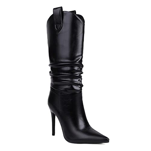 Bottes pour strip-tease et pole dance à talons hauts de 14cm ultra stables