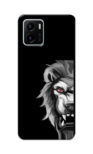 Image of PRINTFIDAA Printed Hard Back Cover Case for Vivo Y15S | Vivo Y15C | Vivo Y15A | Vivo Y01 | Vivo Y01A Back Cover (Angry Lion) -112