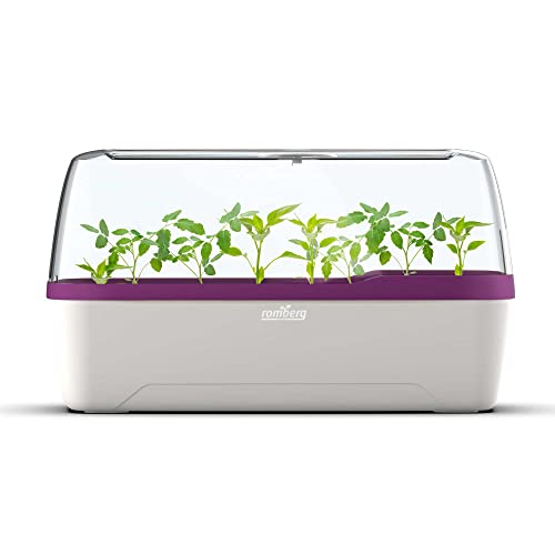 Zimmergewächshaus für Indoor Kräutergarten mit 10 selbstbewässernden