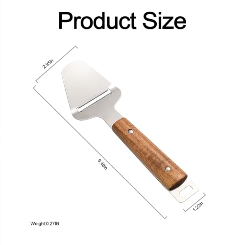Image of Cheese Slicers for Block Cheese, Handheld Plane Butter Cutter for All Types Of Cheeses, Non Stick Cheese-Peeler Stainless Steel, Durable Kitchen Cooking