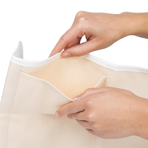 Image of Pure Castor Oil Pack Kit, Large Hexane-Free Cold-Pressed in Glass Bottle with Adjustable Reusable Organic Cotton Wrap for Detox and Wellness (1 of Each) by M3 Naturals