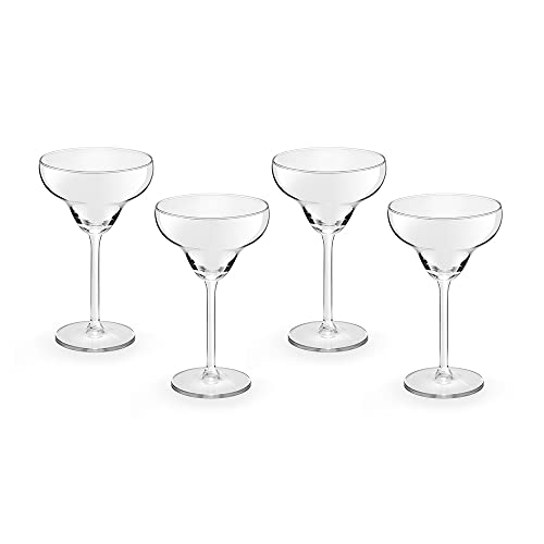 Orchid Royal Leerdam Margarita-Gläser, transparent, 30 cl, elegant, robust und spülmaschinenfest, 4 Stück
