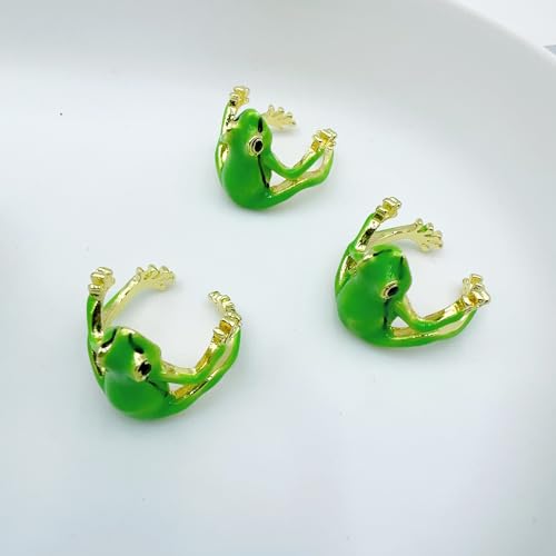 Vintage Punk Animal Jewelry Gift - Delicate Tree Frog Ring, Open Frog Shaped, Adjustable4