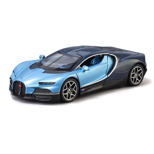 Image of MashesMetal Diecast Bugatti Tourbillon Car Model 1:32 Scale Pull Back Toy Car with Light & Sound Premium Sports Car Model for Kids & Collectors