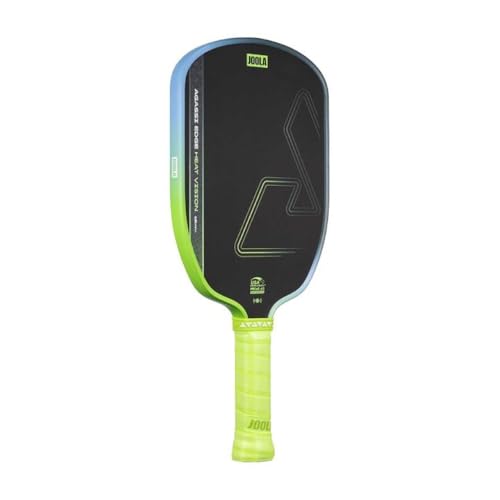 Image of JOOLA Agassi Heat Vision 16mm Pickleball Paddle - New Shape w /Extended Sweet Spot - Textured Carbon Fiber Surface for Spin - SK Film for Less Vibration - USAP Approved - NFC Chip Enabled