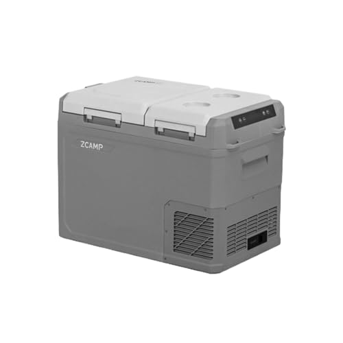 zcamp GES45 Portable Freezer,Dual Zone 12 Volt Car Refrigerator,34QT(32L) 12v cooler Fast Cooling Fridge, with 12/24V DC 100-240V AC for Camping, Outdoor, Travel, RV, Truck