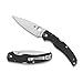 Spyderco Native Chief Knife - Black G-10 Handle with PlainEdge, Full-Flat Grind, CPM S30V Steel Blade and Back Lock - C244GP