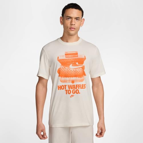 T-Shirt Homme Nike Sportswear Noir en Coton Coupe Standard