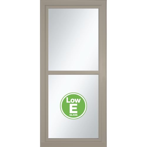 LARSON 80 Split Fullview with Low-E Glass 36-in. Sandstone Storm Door