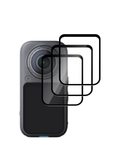 �y3���Z�b�g�zInsta360 X6 �p �����K���X �t�B���� YAJOJO �ی�t�B���� �����ߗ� ���� 2.5D �C�A�[�� ��U�h�~ �d�x9H �^�b�` �K���X �t�B����