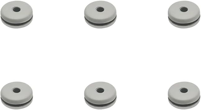 6PCS RC Airplane Canopy Rubber Grommet for Helicopter RC Plane DIY Model Aircraft Replacement Parts for 450 Helicopter