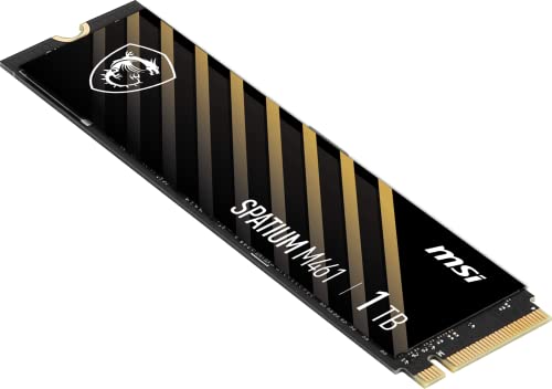 Image of MSI SPATIUM M461 PCIe 4.0 NVMe M.2 1TB Internal SSD PCIe Gen4 NVMe