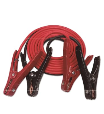 Justin Case Super Heavy-Duty Jumper Cables for Car, Includes 16\' Car Jumper Cables with 6 Gauge Wire Conductor & 365 Days of Roadside Assistance