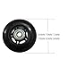 JCXYL EV Inline Skate Wheels Outdoor Indoor Freestyle Durable Tire 60mm 70mm 72mm 76mm 80mm 84mm for Choose for Skateboards Scooters Roller Skating Luggage,84mm