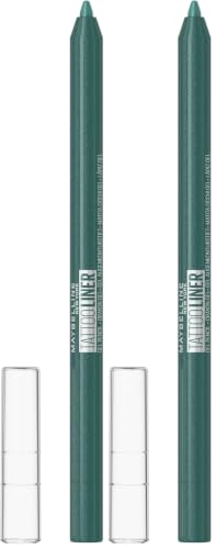 Image of Maybelline New York Tattoo Liner Gel Pencil, Sharpenable Eyeliner, Tealtini (Pack of 2)