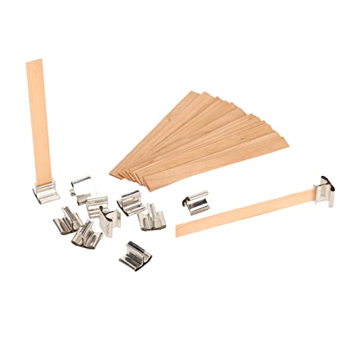 Pabilos de Madera para Velas Kit de 33 Piezas