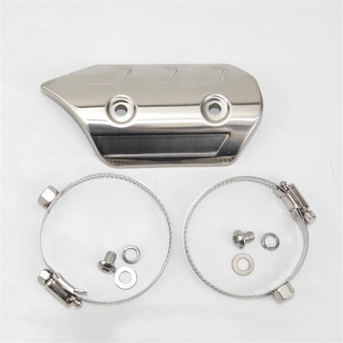 Tuyau d'échappement protecteur argenté pour moto Z900 FZ6N NC700