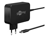 goobay 65419 Cargador USB C con 65 W Power Delivery/alimentación para portátiles/Cargador rápido/protección contra sobrecalentamiento/Compacto para Viajar