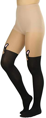 Image of ToBeInStyle Women's Cute Thigh High Printed Character Tights