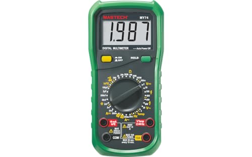 MASTECH MY70 MY74 MY75 MY78 Multimètre professionnel AC/DC Testeur hFE Testeur électrique à main Multimètre numérique Voltmètre Multimètre de poche (MY74)