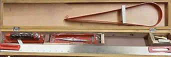 Plane Table Accessory/Survey Drawing Instruments with 5 Item/Survey Equipment/Complete Accessories Set (With Wooden Box) For Plane Table