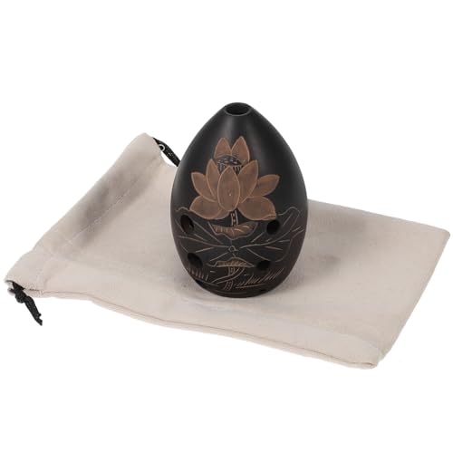 Toyvian Tragbare 8-Loch Okarina Aus Keramik, Pear Shaped Mini Musikinstrument Für Anfänger Und Kinder Leicht Zu Lernen Mit Ätherischem Klang Für Musikunterricht Und Familienfeiern