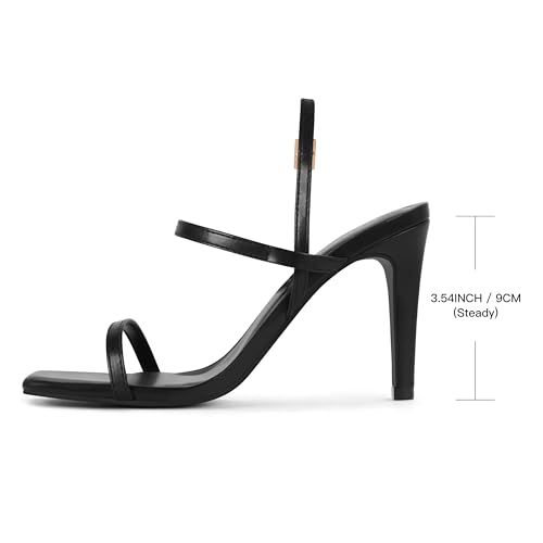 Women's Strappy High Heeled Sandals Open Toe Ankle Strap heels Comfy Weddings Shoes2