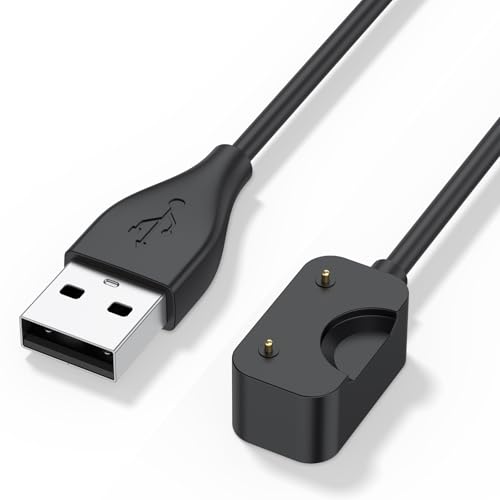 Image of Tobfit Watch Charger Cable for Samsung Fit 3, 3.3ft (100cm) Soft USB Charging Cables with Charging Stock, Durable Charger Cable for Samsung Watch (Black)