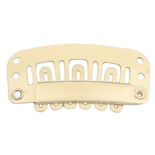 Miniatura 3 de 30 pinzas de extensión de cabello en forma de U de acero inoxidable para pelucas, extensiones de cabello y postizos, 30 agujas de coser surtidas y 2