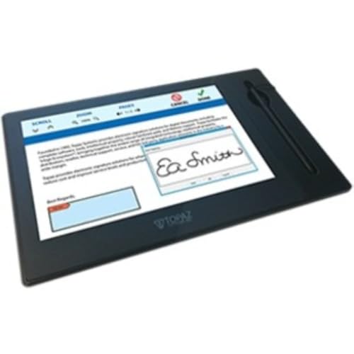 Image of Topaz GemView TD-LBK101VA-USB-R 10.1-inch LCD Tablet Signature Terminal Display, Black